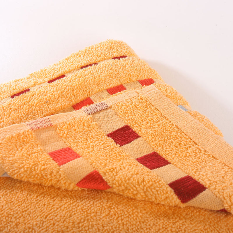 Dots Jacquard Bath Towel 70x140 Peach