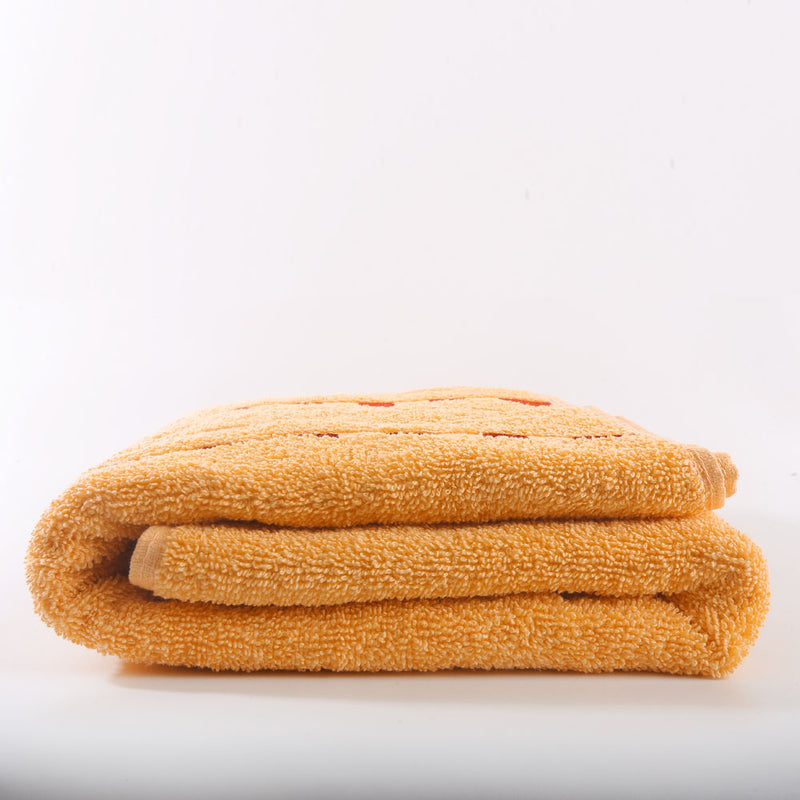 Dots Jacquard Bath Towel 70x140 Peach