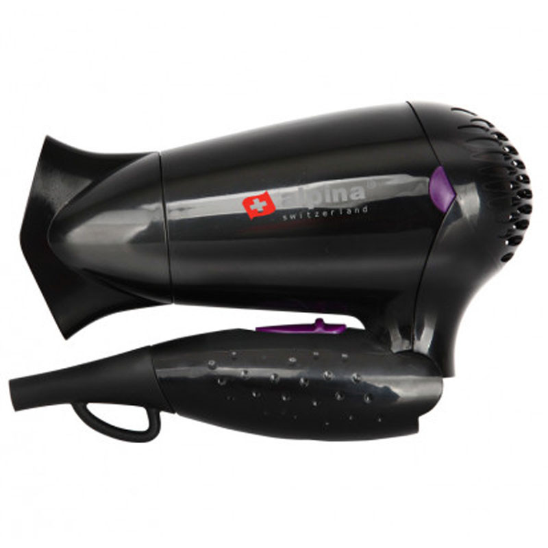 ALPINA SF-3925 TRAVEL HAIR DRYER BLACK