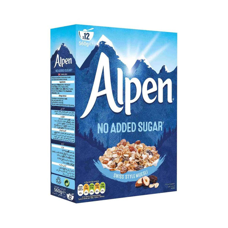 Alpen Cereal No Added Sugar 560g