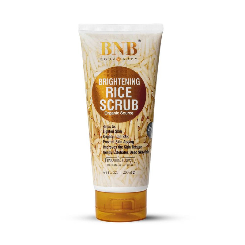 BNB BNBIGHTENING RICE SCRUB 200ML