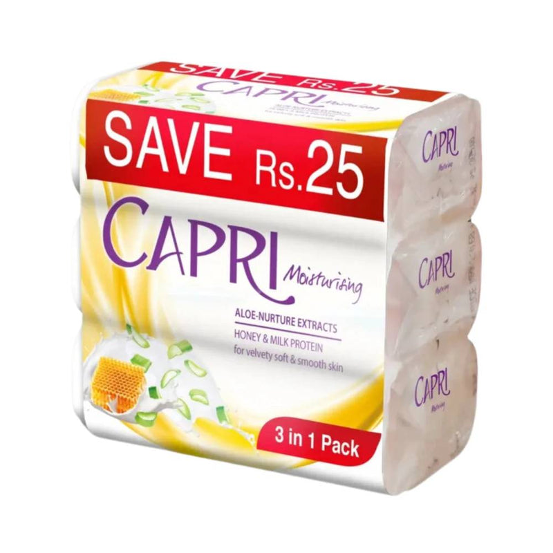 Capri Soap Aloe Honey & Milk Protien White 3x120g