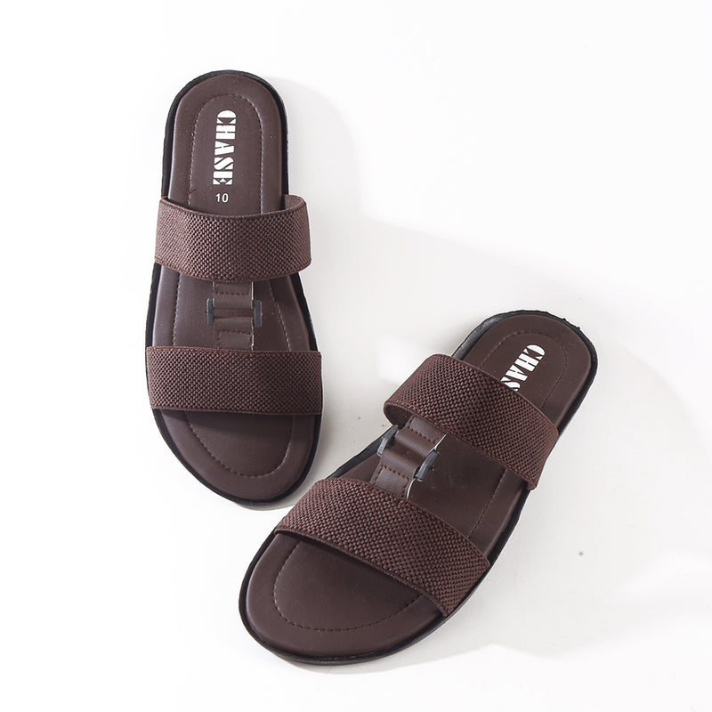 Chase Men's Slippers - Brown (FW17902)