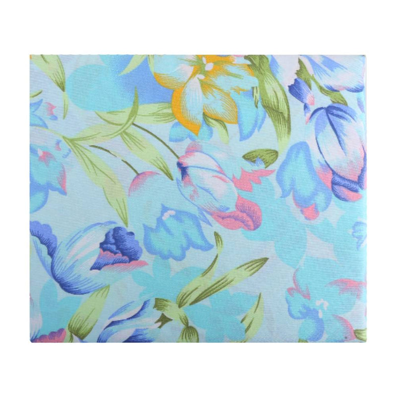 Chase Supreme Single Bedsheet Set (Floral Cyan)