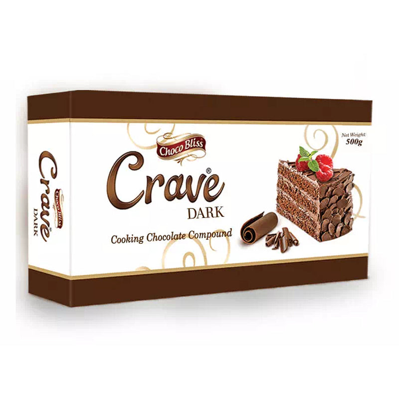 Choco Bliss Crave Cooking Chocolate Dark 500gm