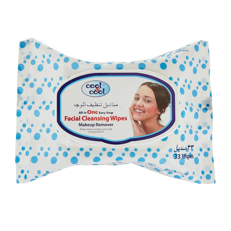 Cool & Cool Makeup Remover Wipes 33s