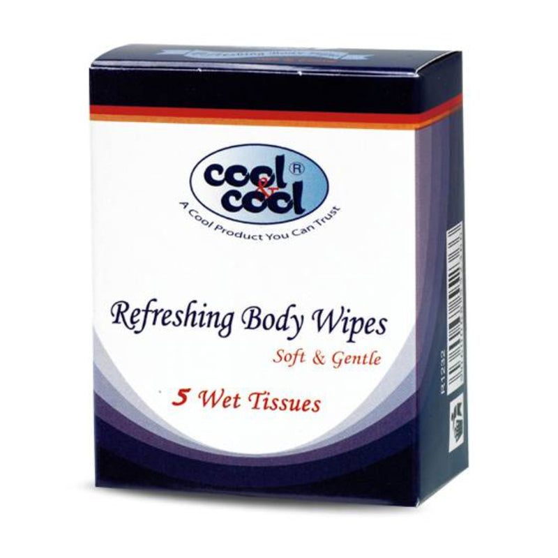 Cool & Cool Refreshing Body Wipes 5s