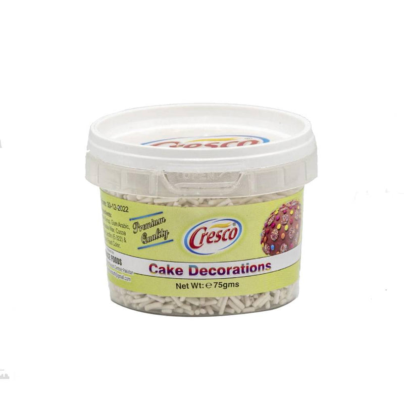 Cresco White Sprinkles 75g