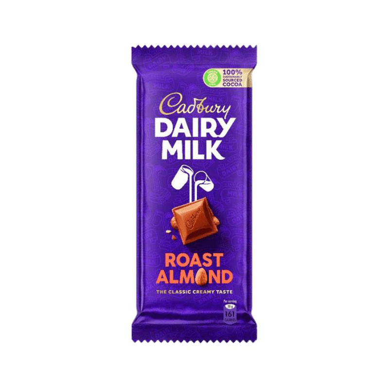 Dairy Milk Roasted Almod 90gm Rs. 400 Local