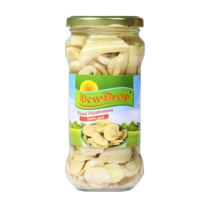 Dew Drop Mushrooms Slice Glass Bottle 330Gm