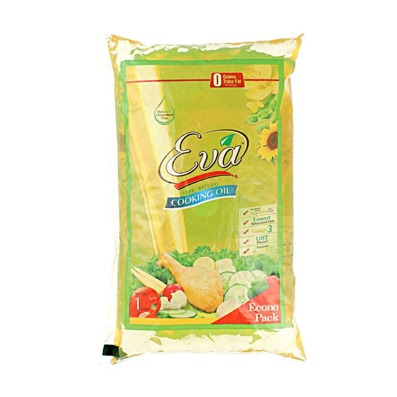 Eva Cooking Oil 1 Ltr Pillow Pouch