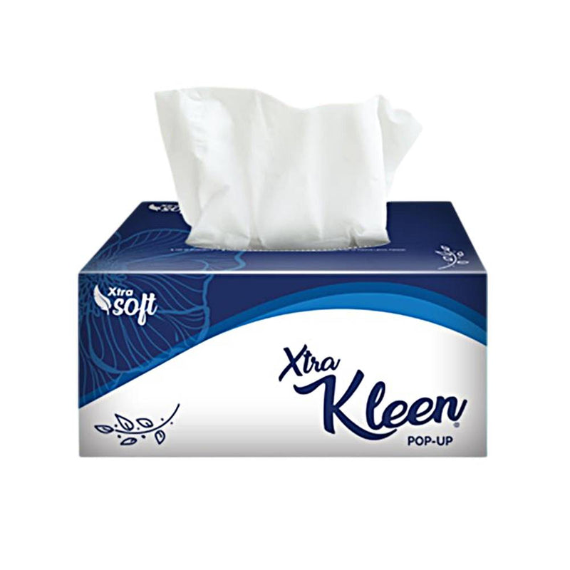 Extra Cleen Pop Up Tissue 150x2 Ply Blue