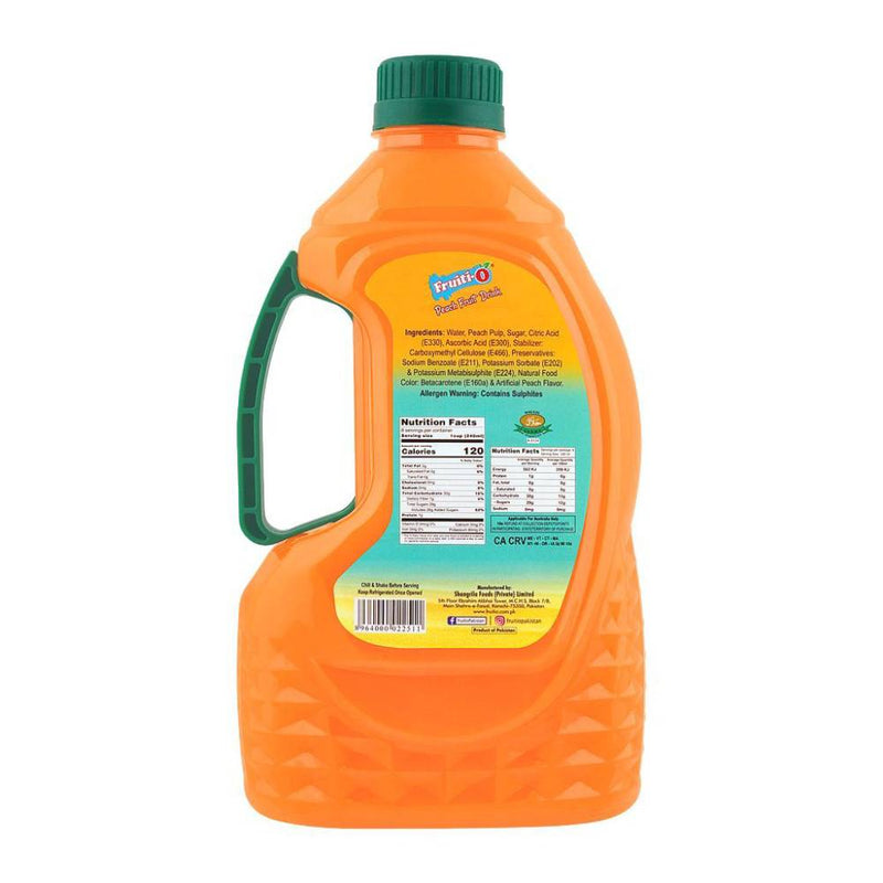 Fruiti-O Peach Fruit Drink 2.1Ltr