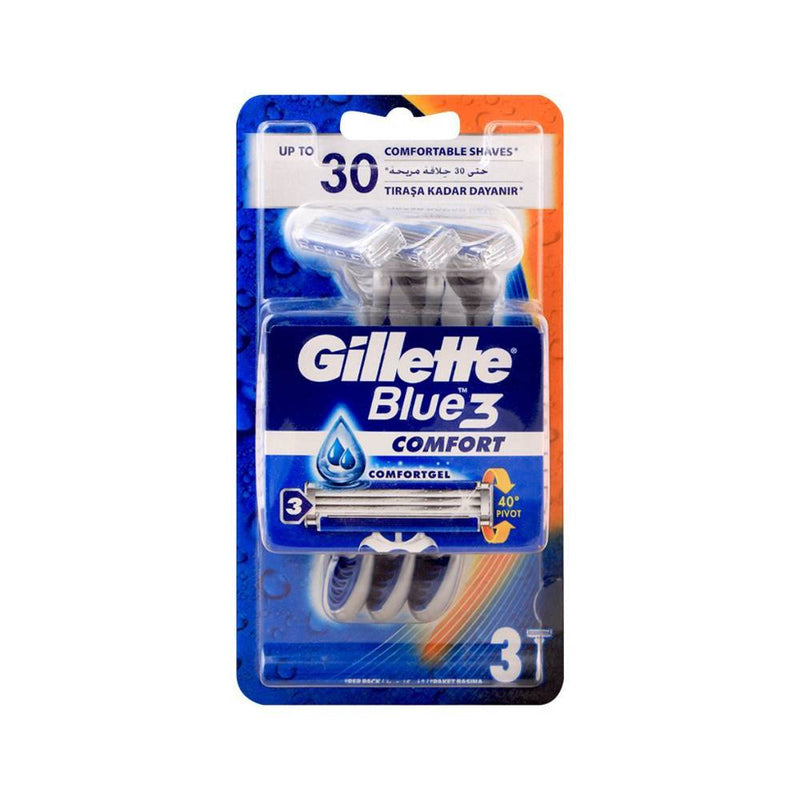 Gillette Blue3 Disposable Razor 3s