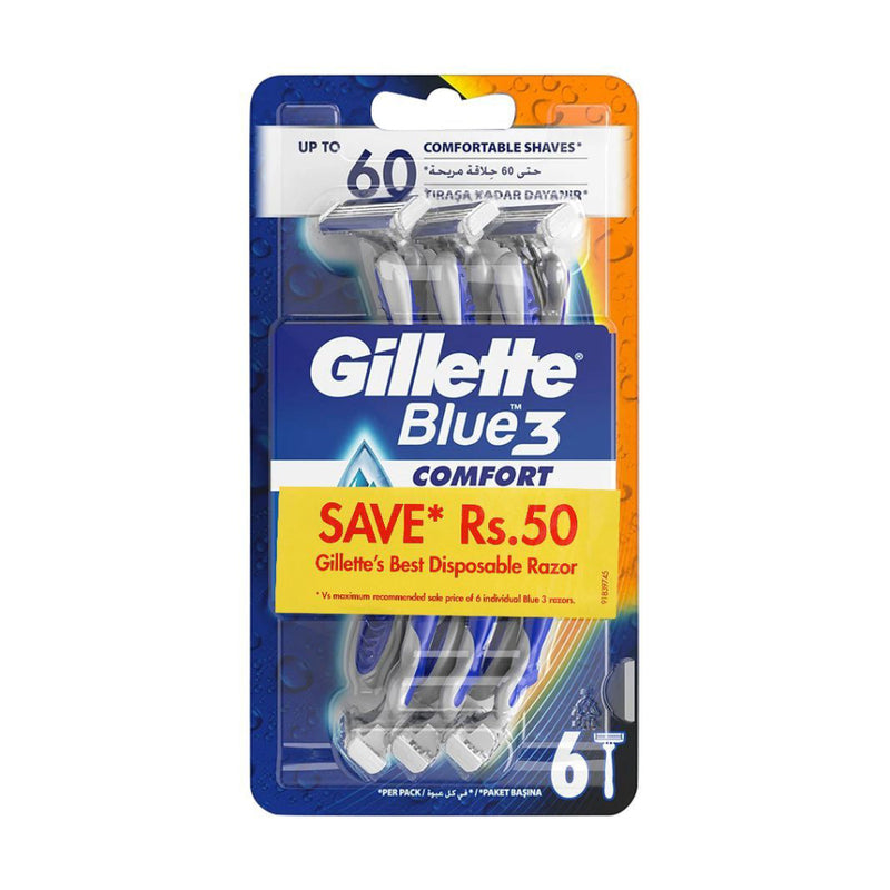 Gillette Razor Blue 3 Comfort 6s