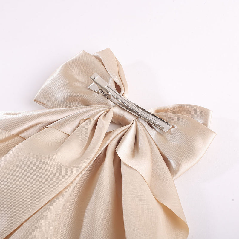 Long Hair Bow Clips (Skin)