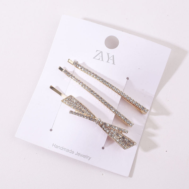 Zaya Fashion Bridal Hair Pins Rhinestone Trendy Crystal Korean