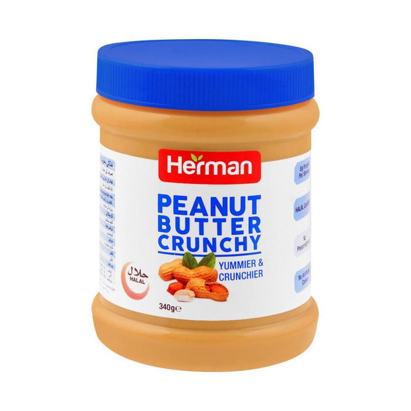 Herman Peanut Butter Chunky 340g