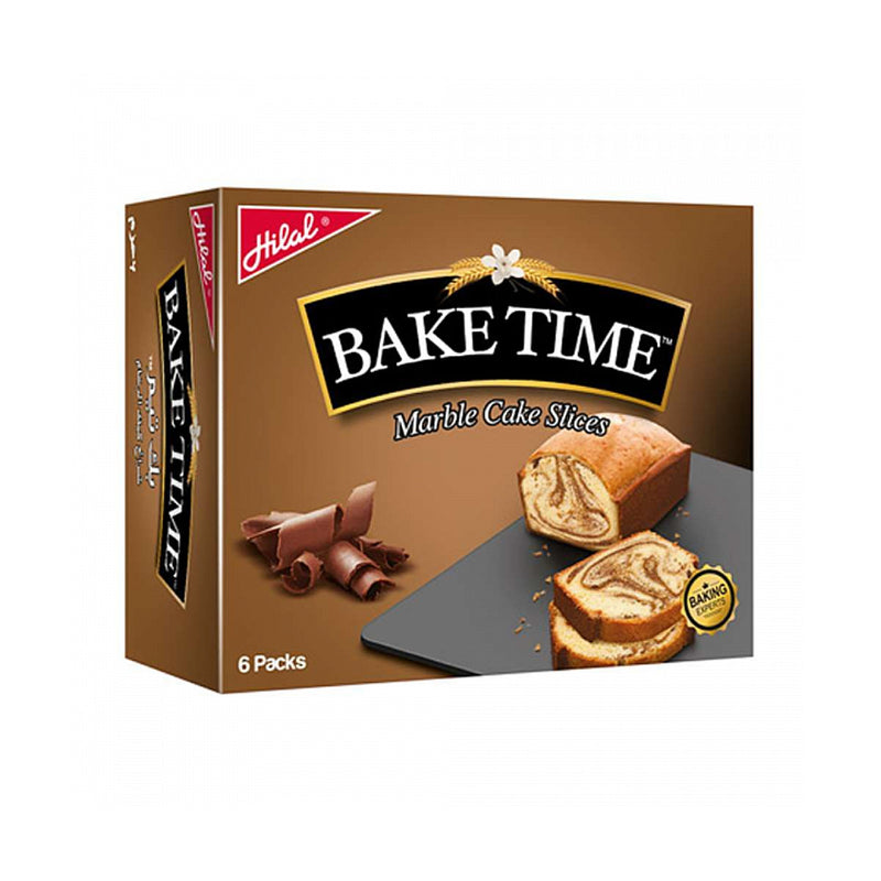 Hilal Bake Time 6S Box Marble Cake Slices