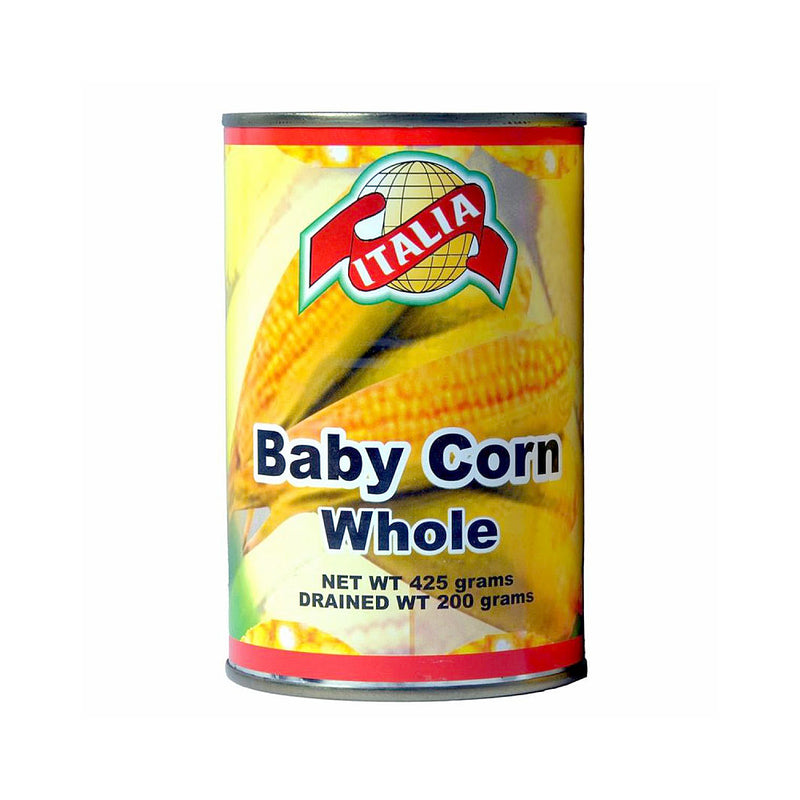 Italia Baby Corn Whole Tin 425g