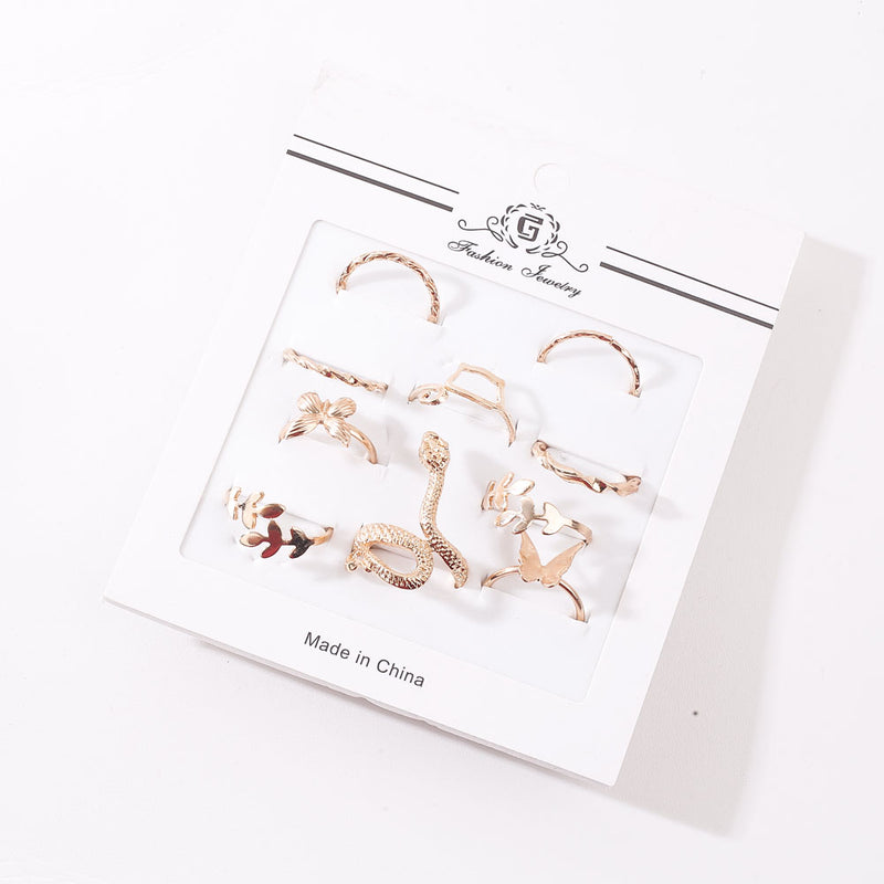 Bohemian Rings Collection – Chic & Trendy Assorted Styles Gold