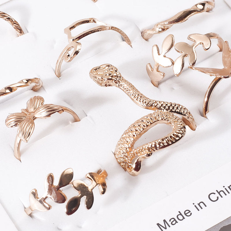Bohemian Rings Collection – Chic & Trendy Assorted Styles Gold