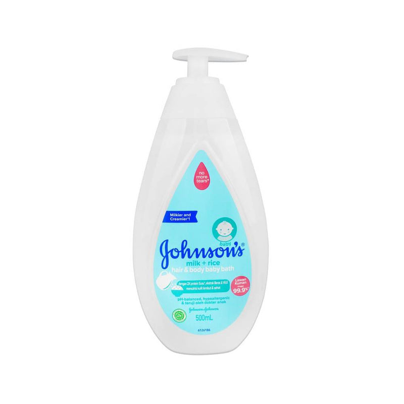 Johnsons Baby Bath 500ml Milk + Rice 1,235