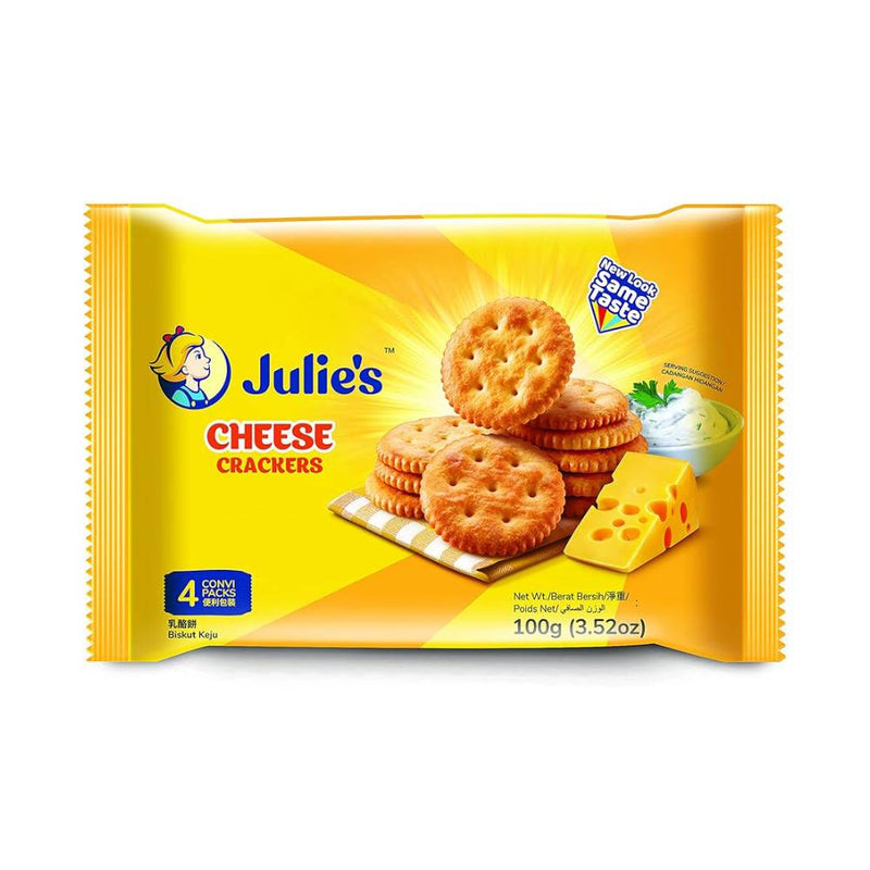 Julie'S Cheese Crackers 100Gm