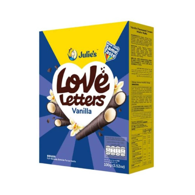 Julie'S Love Letters Vanilla 100Gm