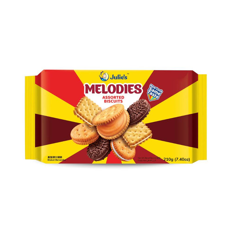 Julie'S Melodies Assorted Biscuits 210Gm