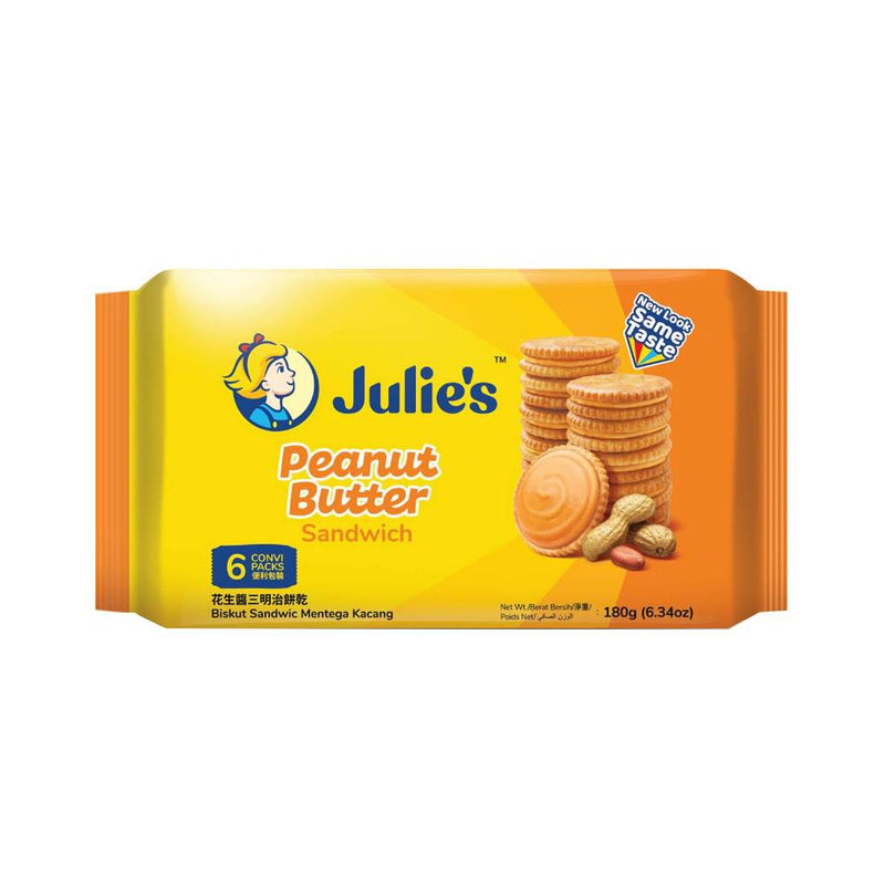 Julie'S Peanut Butter Sandwich 180Gm