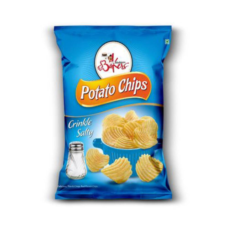 Kababjees Bakers Potato Chips Crinkle Salty 65g