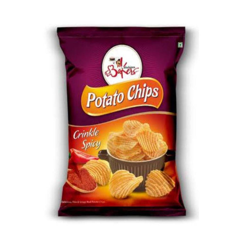 Kababjees Bakers Potato Chips Crinkle Spicy 65g