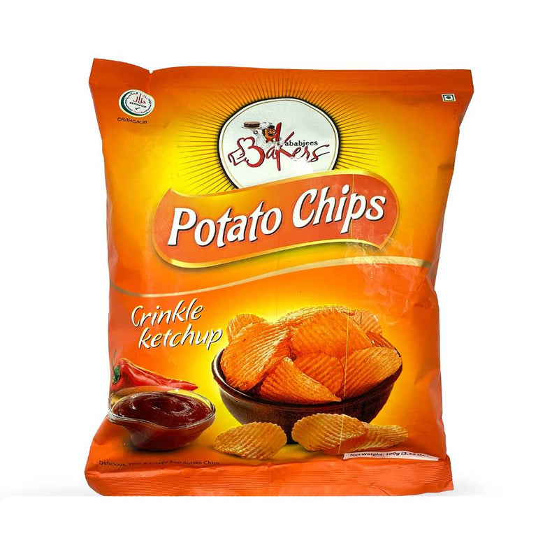 Kabajees Crinkle Ketchup Chips 65g