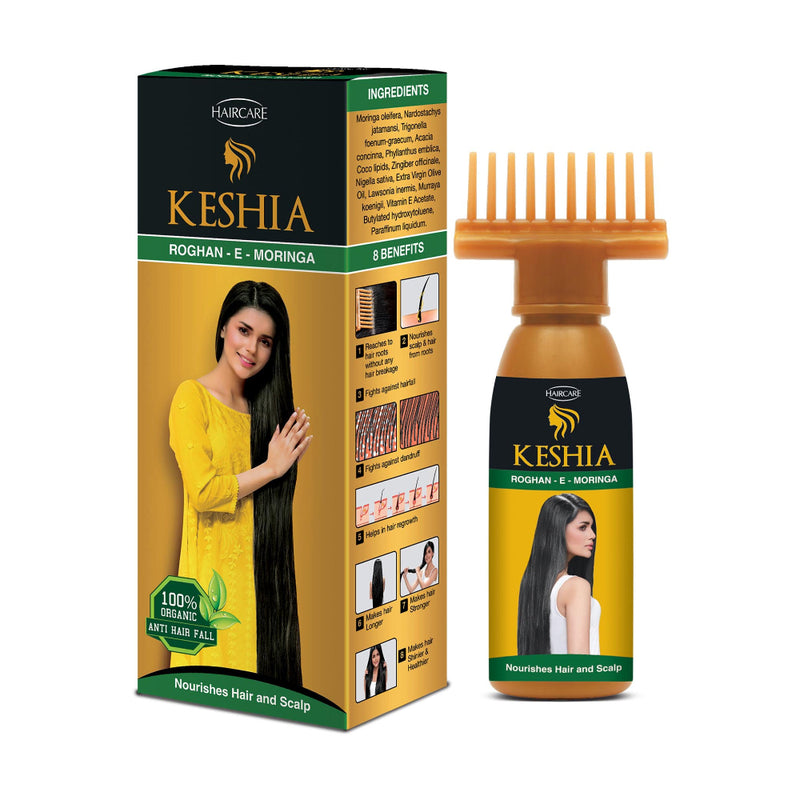 Hair Care Keshia Anti Hair Fall  Roghan-e-Moringa 120ml