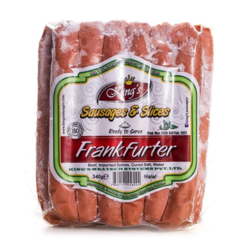 King's Beef Sausages Frank Funter 340g
