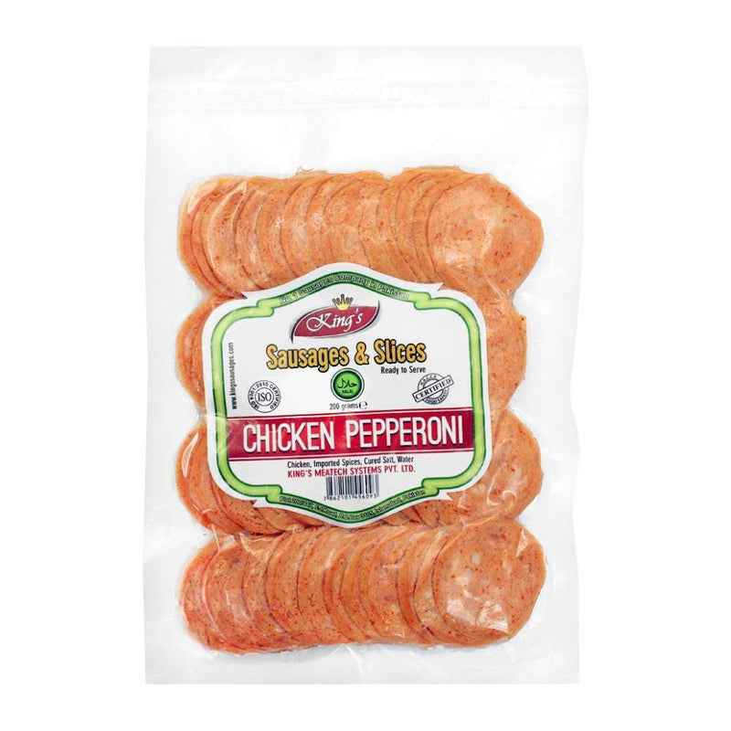King's Chicken Pepperoni Slice 200Gr