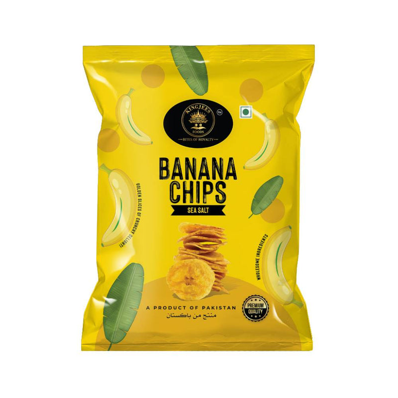 Kingjees Banana Chips Sea Salt 20gm