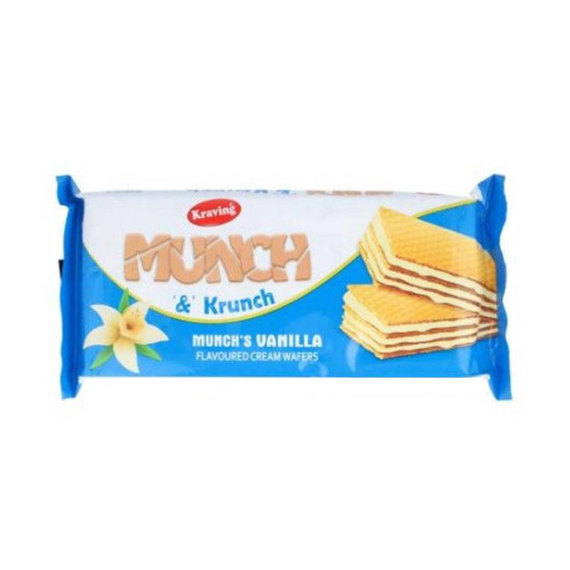 Kraving Munch & Krunch Vanilla Waffers 75g