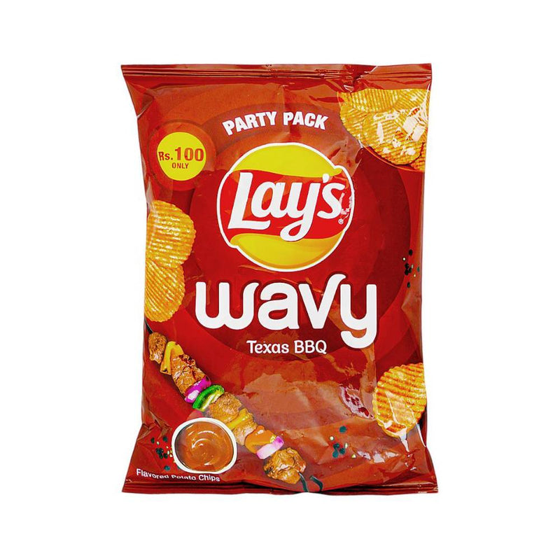 Lays Wavy BBQ 70gm Rs100