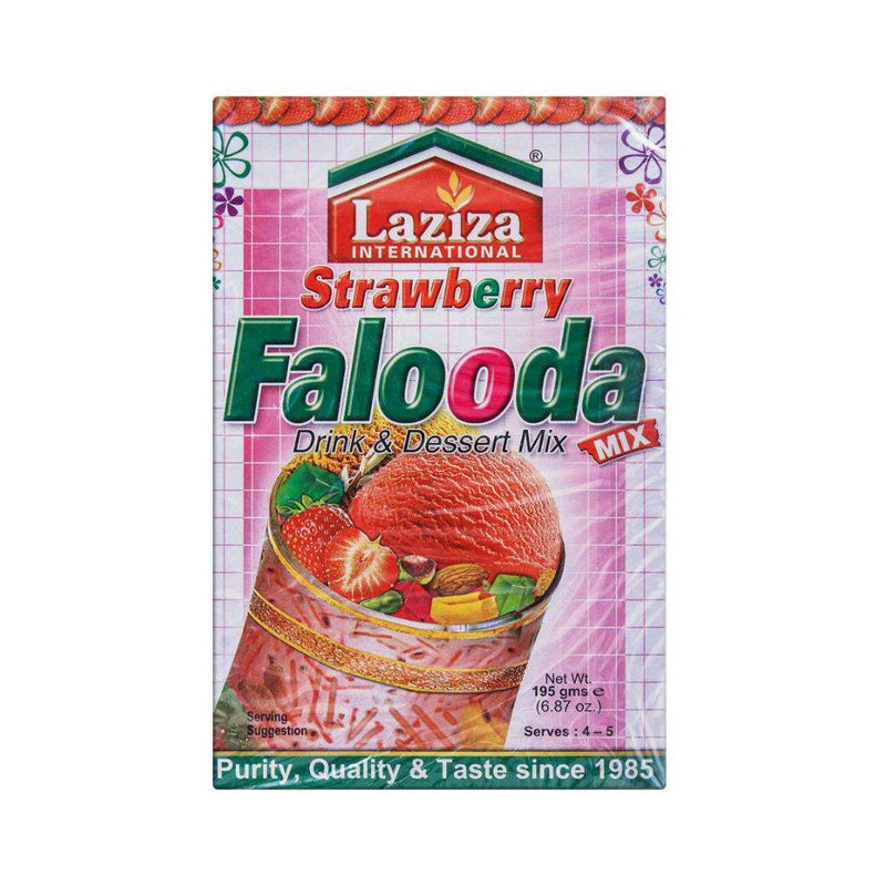 Laziza Dessert Mix Falooda Strawberry 195g
