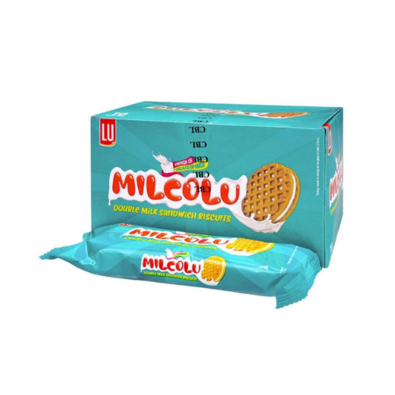 Lu Milcolu Dbl Milk Sandwich B/P 12's Rs.20