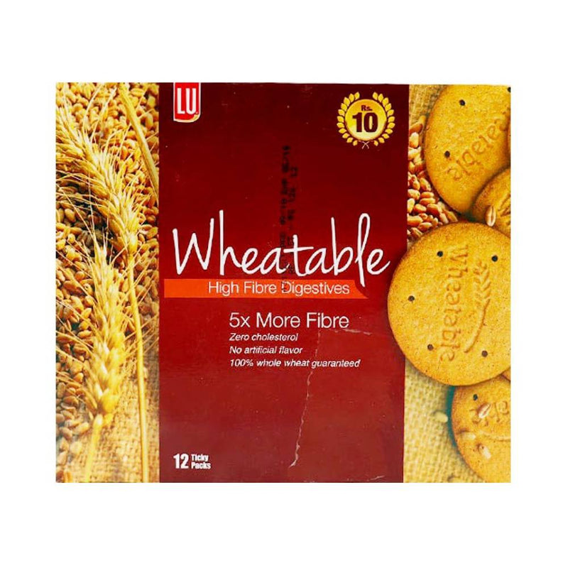 Lu Wheatable High Fibre Biscuits T/P 12's