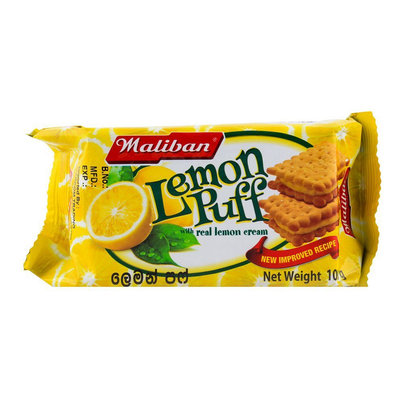 Maliban Biscuit Lemon Puff 100g