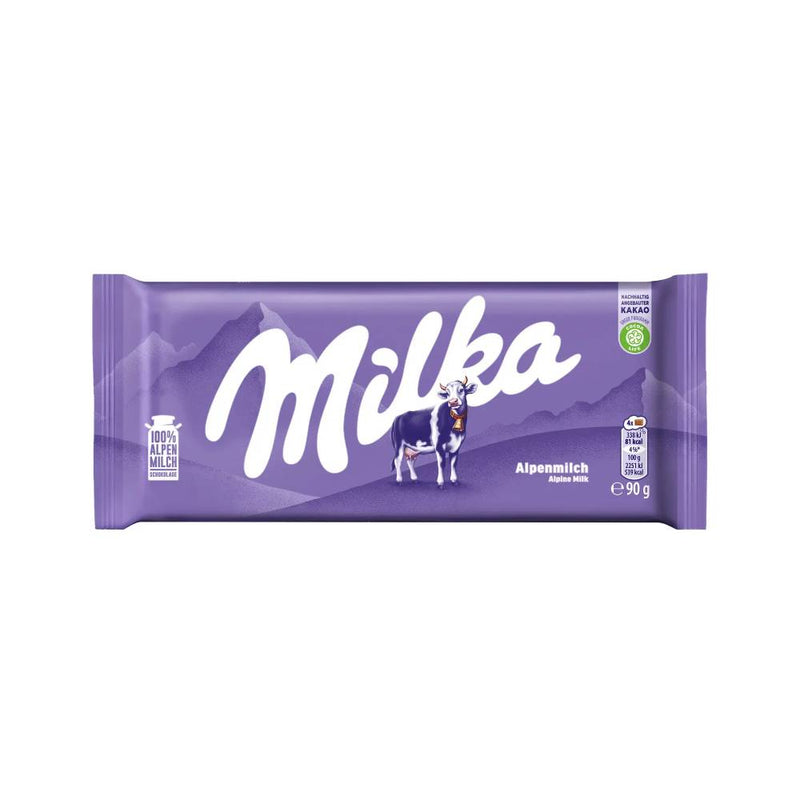 Milka Alpine milk chocolate 90g