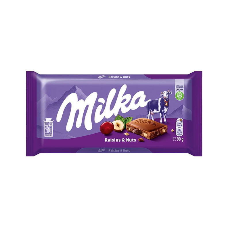Milka Raisin and nut 90g