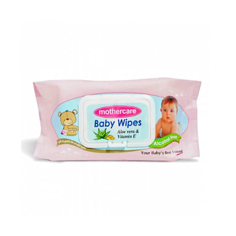 Mother Care Baby Pink/White Wipes 70s