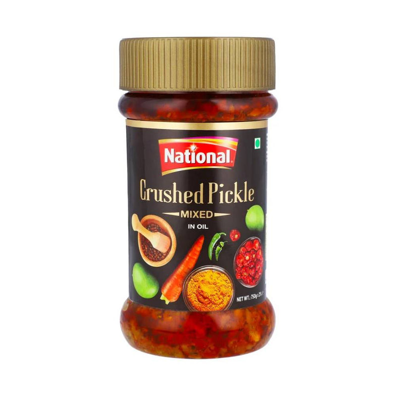 National Crushed Mixed Pickle 750gm