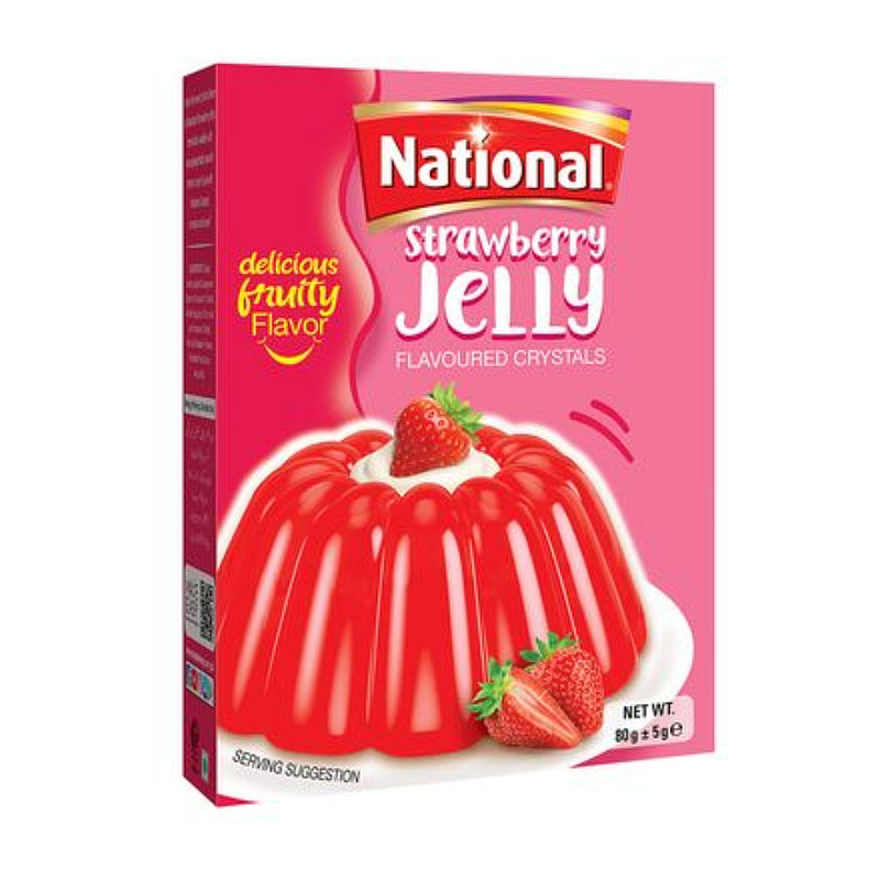 National Jelly Strawberry 80g