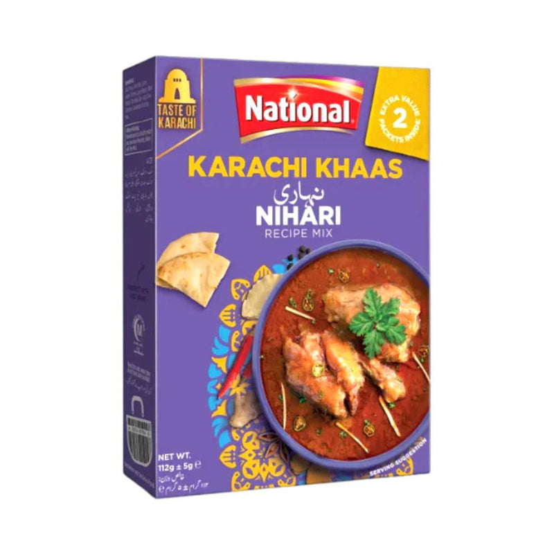 National Karachi Khaas Nihari Masala Mix 112Gm